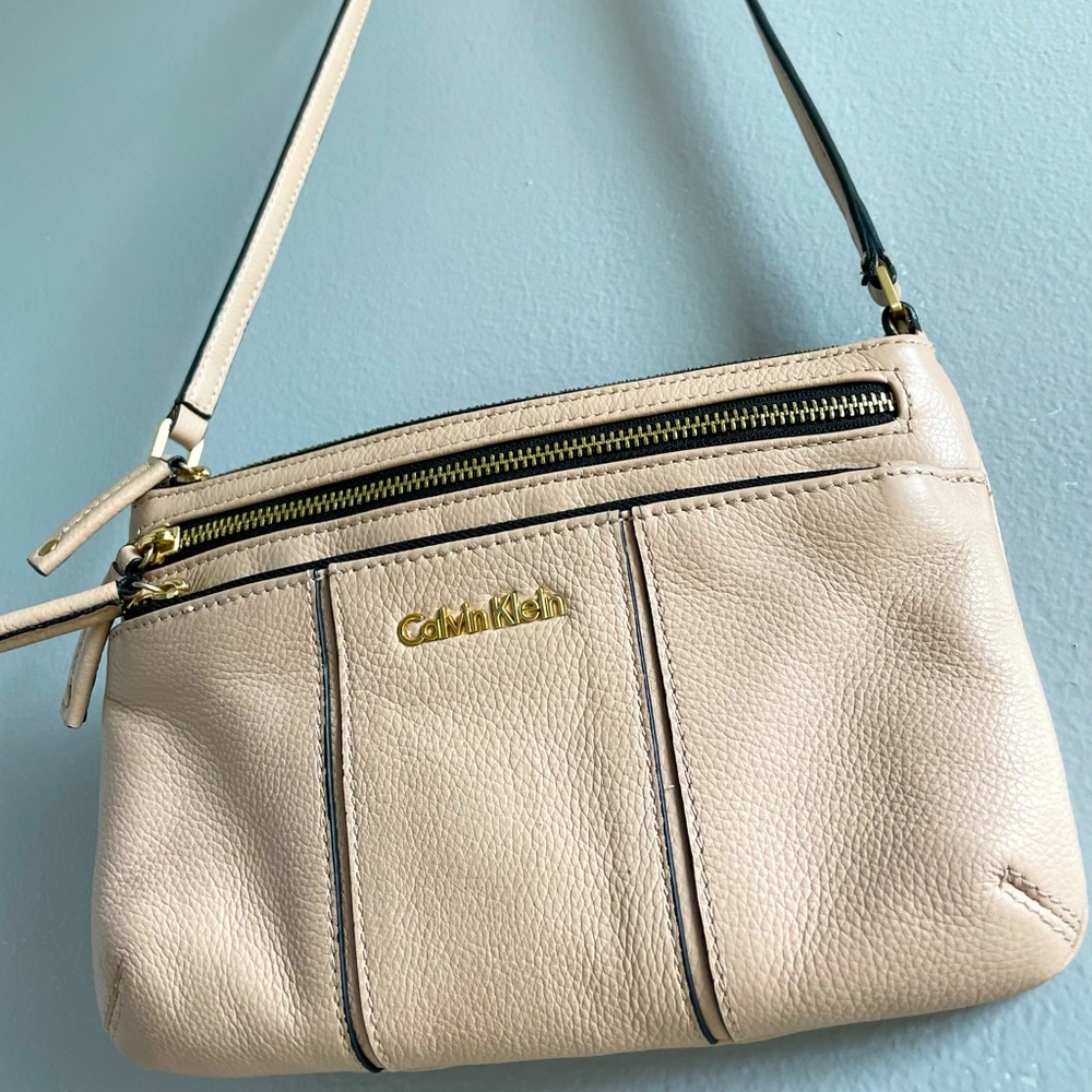 Calvin Klein Nude Crossbody Bag